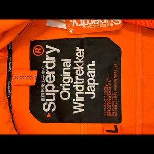 Superdry jacket with hoodie org with tags